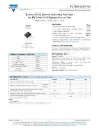 VBT6045CBP-E3/4W Datenblatt Cover
