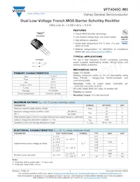 VFT4045C-M3/4W Datasheet Copertura