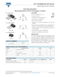 VS-115CNQ015ASMPBF Datenblatt Cover