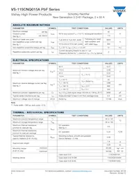 VS-115CNQ015ASMPBF Datasheet Page 2