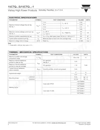 VS-15CTQ035SPBF Datasheet Page 2