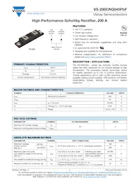 VS-200CNQ045PBF Datasheet Cover