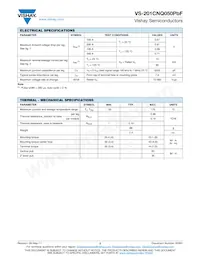 VS-201CNQ050PBF Datasheet Page 2