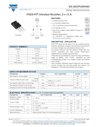 VS-30CPU04HN3 Datasheet Cover