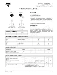 VS-32CTQ030STRRPBF Datasheet Cover