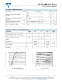 VS-409CNQ135PBF Datenblatt Seite 2