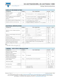 VS-42CTQ030STRRHM3 Datasheet Page 2