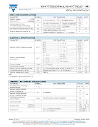 VS-47CTQ020STRR-M3 Datasheet Page 2