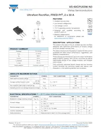 VS-60CPU03W-N3 Datasheet Cover