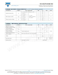 VS-60CPU03W-N3 Datasheet Page 2