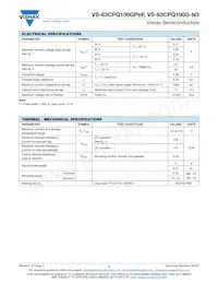 VS-63CPQ100GPBF Datasheet Page 2
