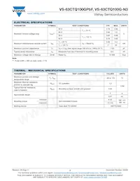 VS-63CTQ100-N3 Datasheet Page 2