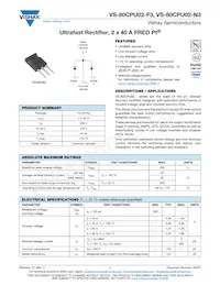 VS-80CPU02-F3 Datasheet Copertura