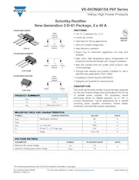 VS-85CNQ015ASMPBF Datasheet Cover