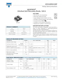 VS-HFA120FA120P Datasheet Cover