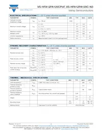 VS-HFA12PA120CPBF Datasheet Pagina 2