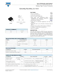 VS-STPS30L30CGTRRP Datasheet Cover
