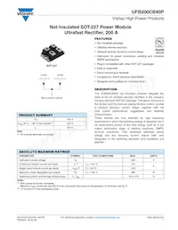VS-UFB200CB40P Datasheet Cover