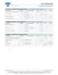 VS-UFB250FA60 Datasheet Pagina 2