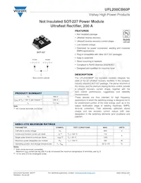 VS-UFL200CB60P數據表 封面