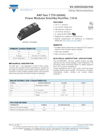 VS-VSKDS220/030 Datasheet Cover