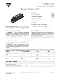 VS-VSKDS301/045 Datasheet Copertura