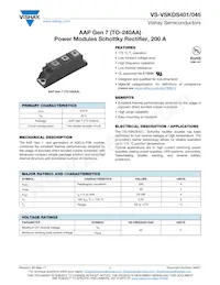 VS-VSKDS401/045數據表 封面