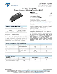 VS-VSKDS409/150 Datasheet Cover