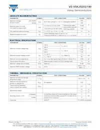 VS-VSKJS203/100 Datasheet Pagina 2