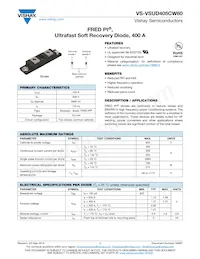 VS-VSUD405CW60 Datasheet Cover