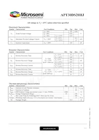 APT30DS20HJ Datasheet Page 2