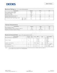 BAS116UDJ-7 Datasheet Page 2