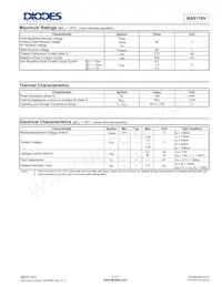 BAS116V-7 Datasheet Pagina 2