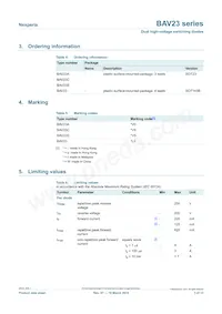 BAV23CVL Datasheet Page 3