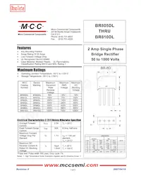 BR810DL-BP Datasheet Cover