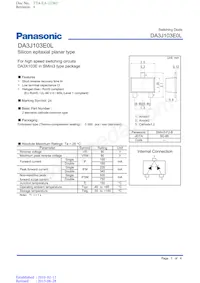 DA3J103E0L Datasheet Cover