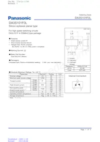 DA3S101F0L Datasheet Cover