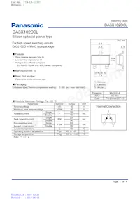DA3X102D0L Datasheet Cover