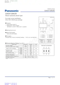 DA6X108K0R Datasheet Copertura