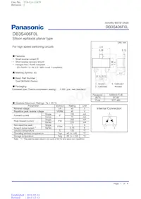 DB3S406F0L Datasheet Cover