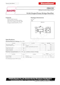 DBA100G-K15 Datasheet Cover