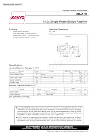 DBA150G Datasheet Cover