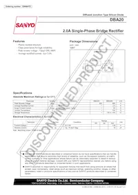 DBA20G-K15 Datasheet Copertura