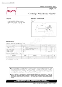 DBA40G-K20 Datasheet Cover