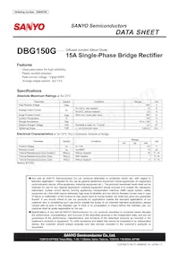 DBG150G數據表 封面