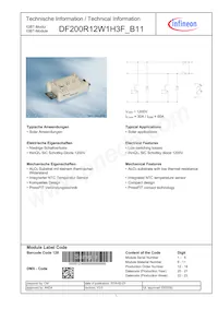 DF200R12W1H3FB11BPSA1 Datasheet Cover