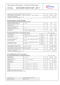 DF200R12W1H3FB11BPSA1 Datasheet Page 4