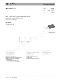 DPG60C300HB Datasheet Cover