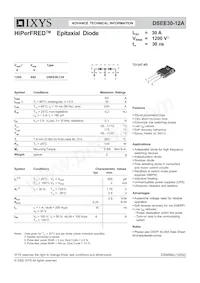 DSEE30-12A Datasheet Cover