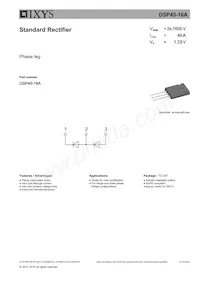 DSP45-16A Datasheet Cover